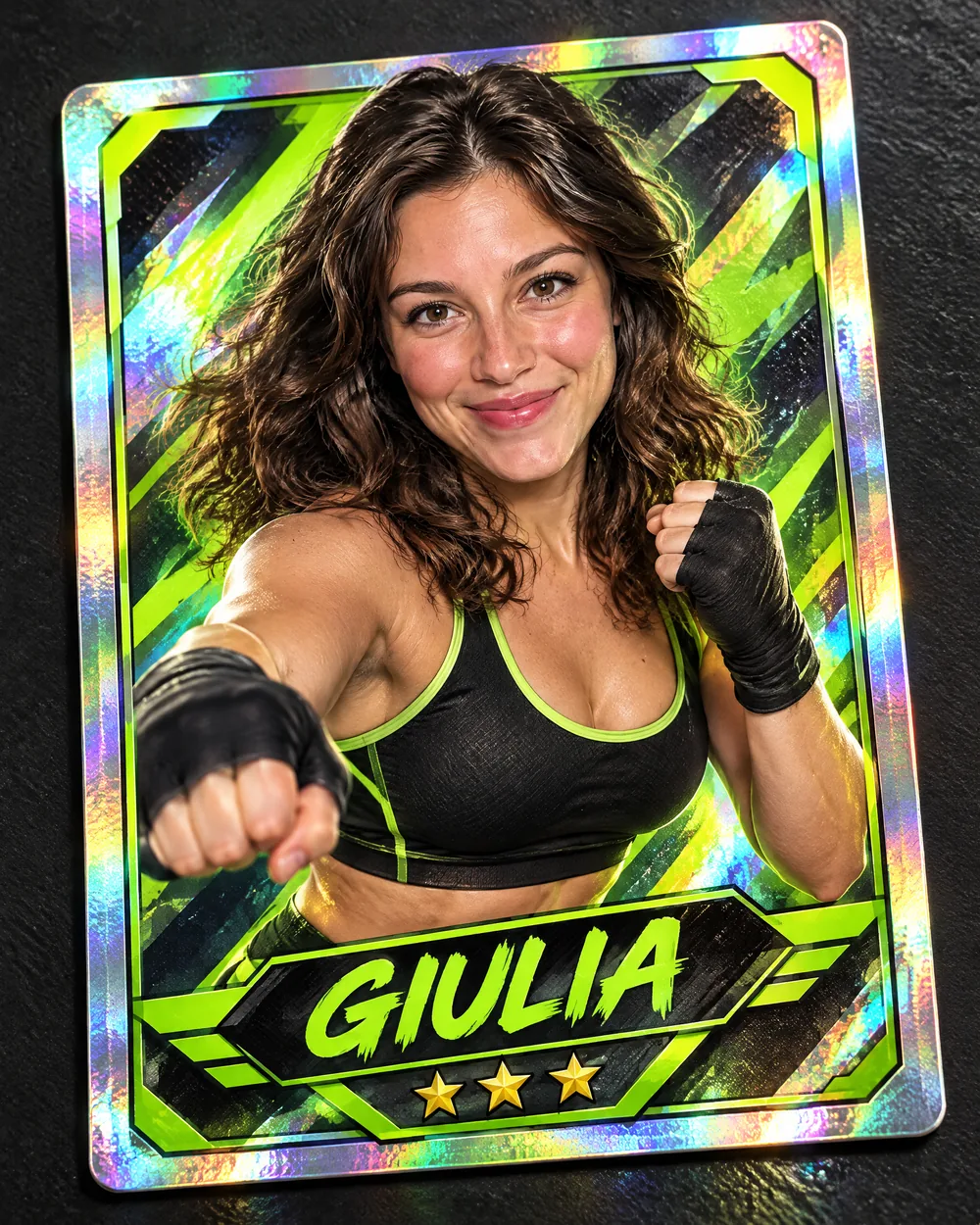 Photo Booth AI: Trading card