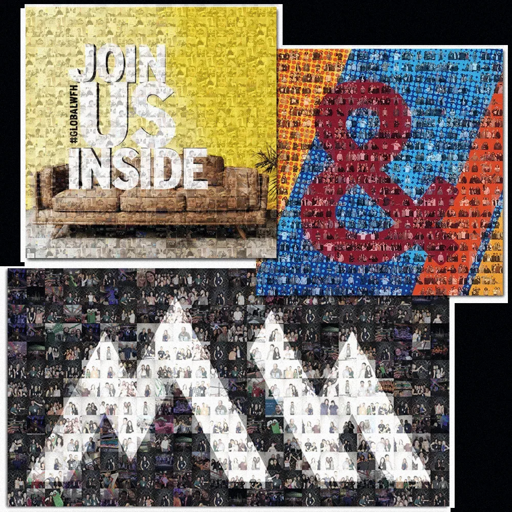 SelfieBoost Photo Mosaic Booth - event photo