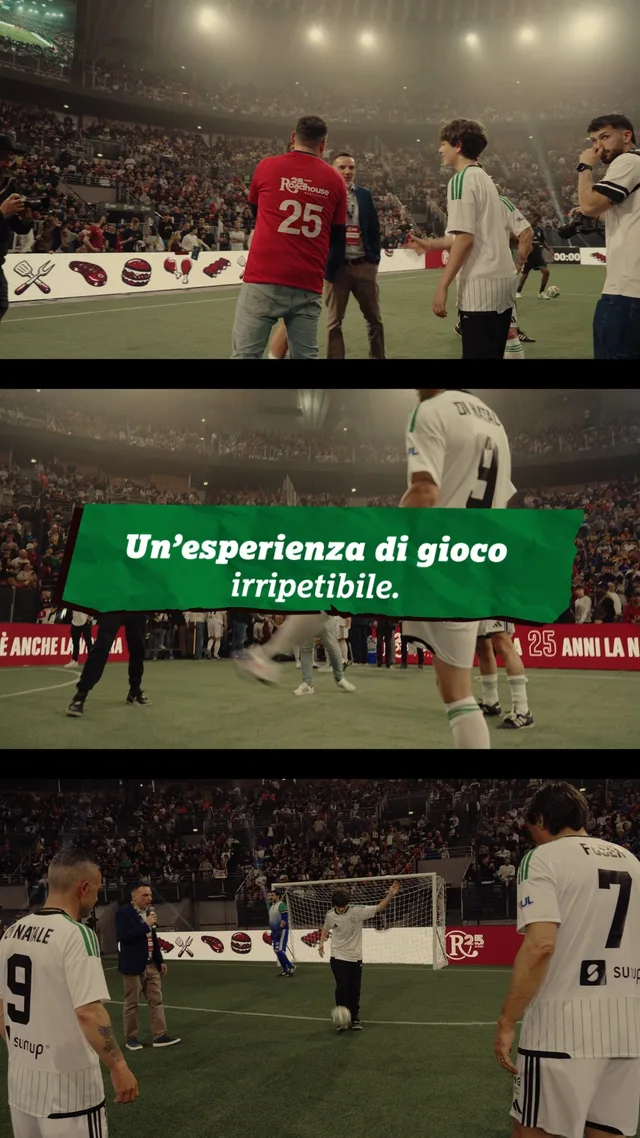 Roadhouse con Serie A Operazione Nostalgia - reel SelfieBoost