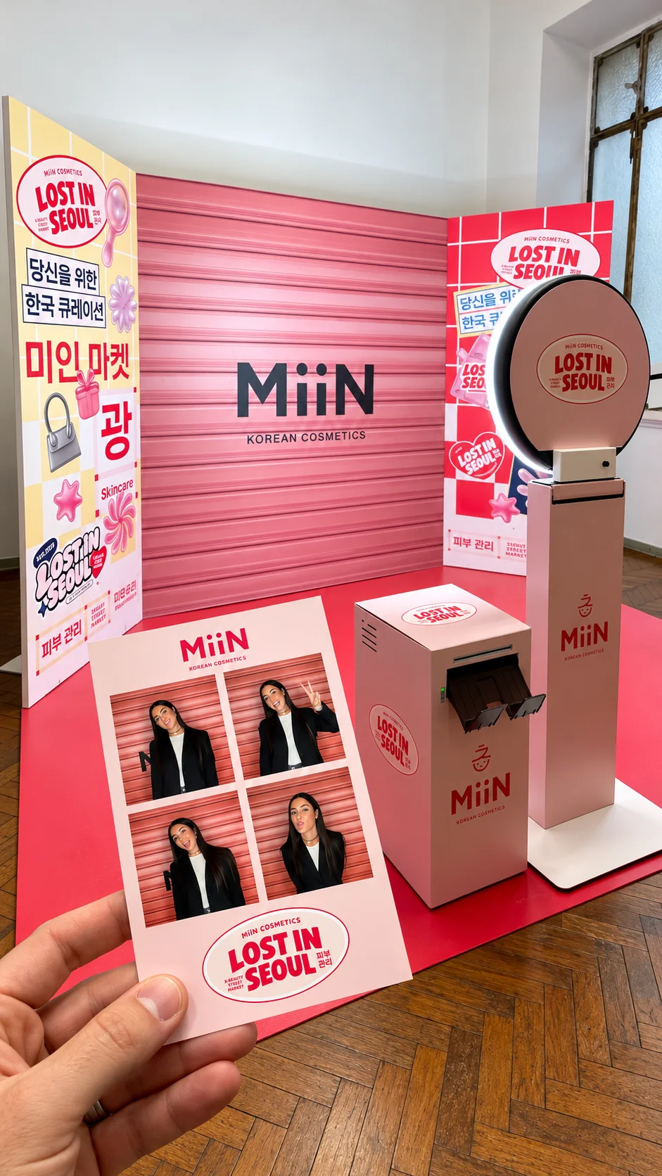 Photobooth a Milano per MiiN Cosmetics: Lost in Seoul